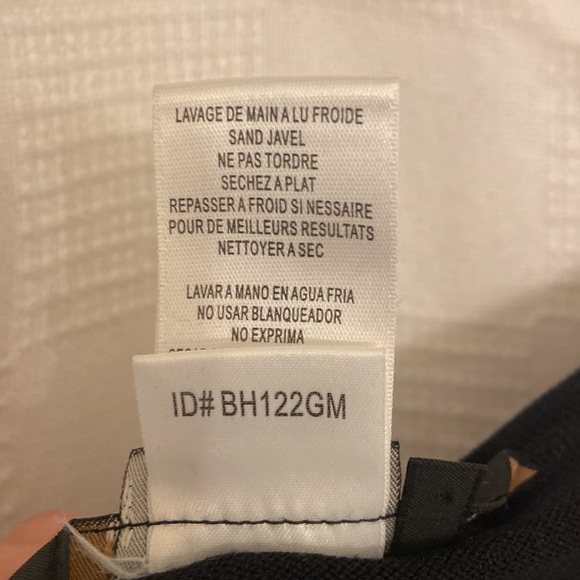 BCBG wrap tie 3/4 length sleeve silk+cotton black sweater, size US XS - Picture 7 of 7